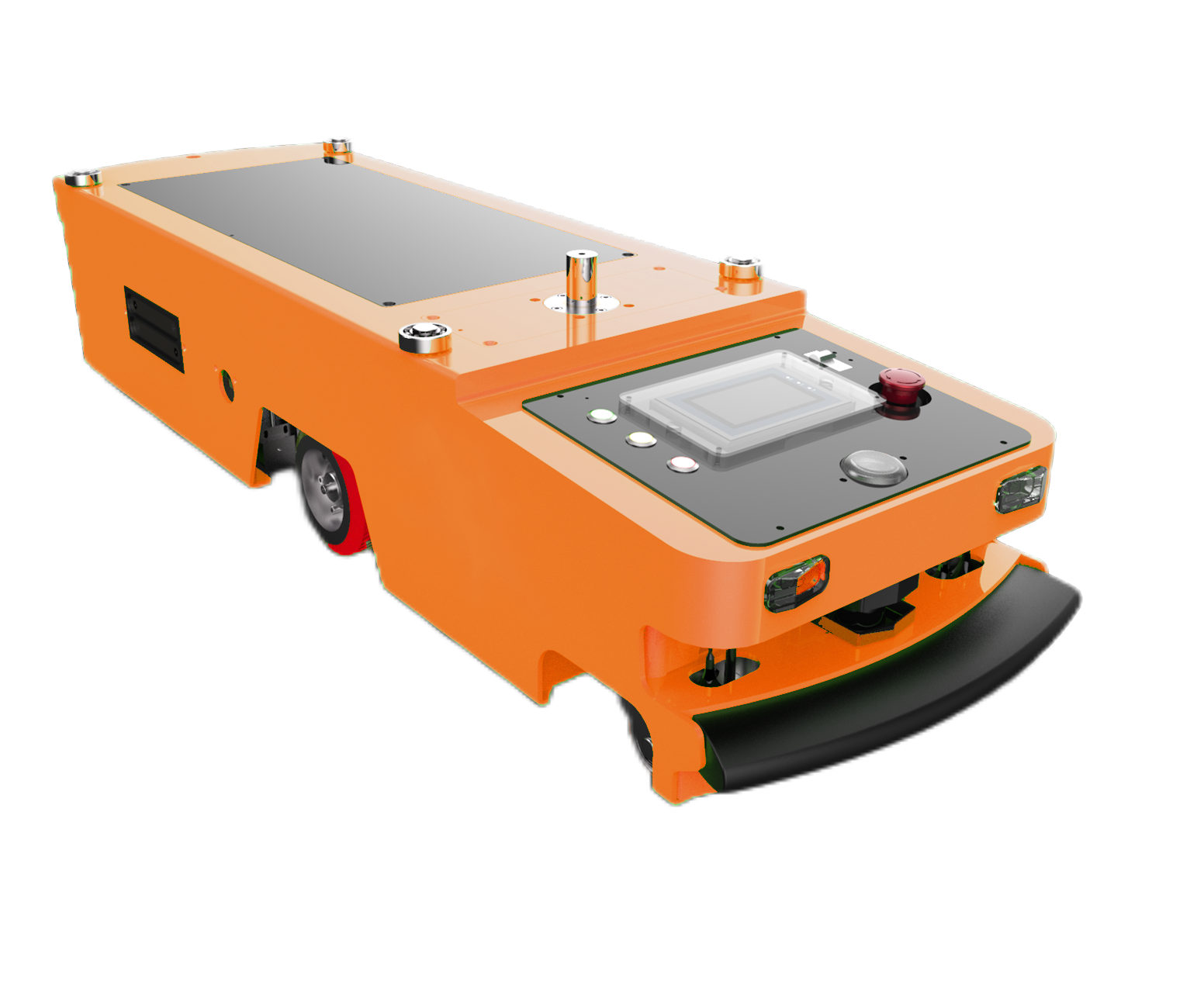 單向激光Slam導航潛伏牽引（yǐn）式（shì）AGV小車1500KG 圖2