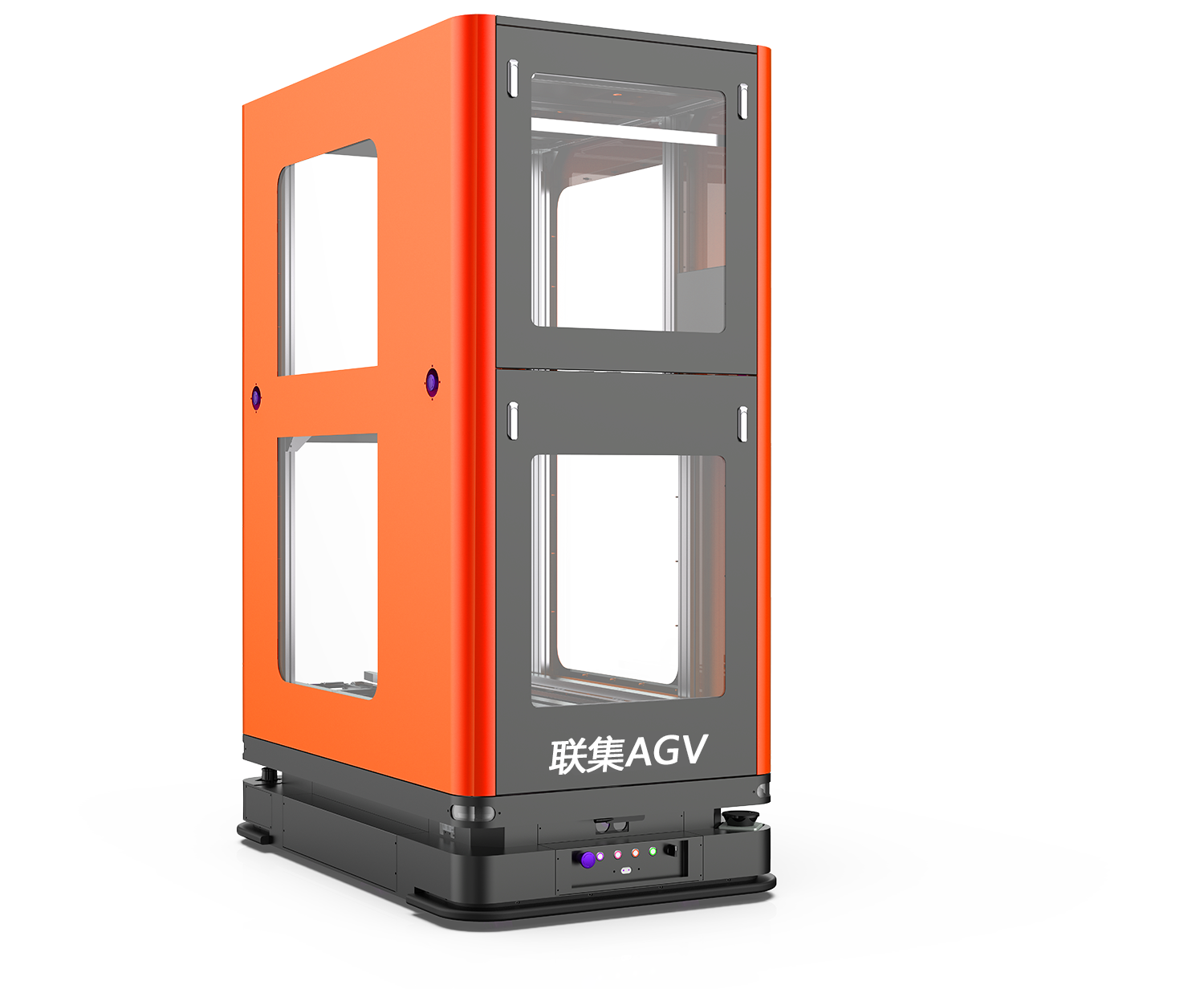 激光Slam導航背負移栽（zāi）式AGV小車300KG 圖1