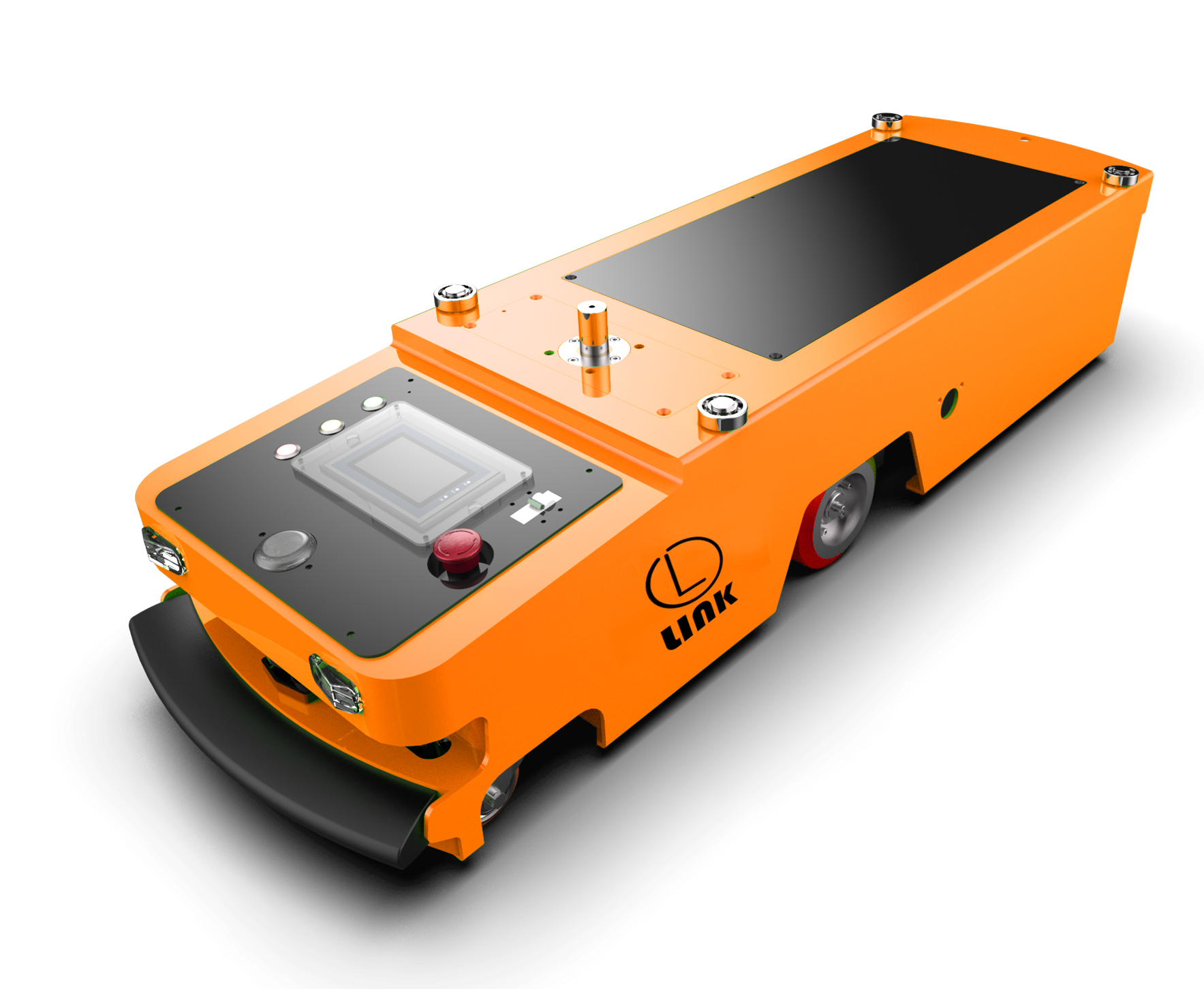 單向激光（guāng）Slam導航潛伏牽引式（shì）AGV小車1500KG 圖1